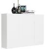 Komoda 140 cm zásuvky dveře skříňka FRAMIRE R-140-S4 bílá Náhled obrázku produktu 3