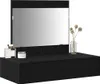 vidaXL Coiffeuse avec rangement Noir 83 x 40 x 70 cm Bois Voir les images du produit 2