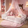 INONEFT Kinderbed 90x200 cm, Montessori-bed, laag bed, Productafbeelding-voorbeeld 1