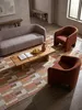 Teppich Orange-Natur rechteckig Musteransicht von oben Designkollektion_#sku_SAF503119377002-SAF503119377003# Produktbild-Vorschau