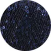A close-up view of dark blue yarn with sequins. Produktbild-Vorschau