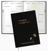 Premium Planer 2027 Buchkalender schwarz Roségold, Produktbild-Vorschau 1
