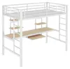 Hochbett 90x200 cm mit Schreibtisch, 2 Bücherregalen und Produktbild-Vorschau 10