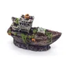 Aquarium Mini versunkenes Schiff Harz Boot Modell Aquarium Produktbild-Vorschau 4