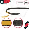 KOTARBAU® Guarnizione Camino Fibra di Vetro 10 x 2 mm Nero Anteprima dell’immagine prodotto 5