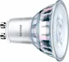 A close-up studio shot of a Philips LED light bulb against a white background. Voir les images du produit