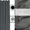 Ösenschal Blickdicht 300 (B) x 245cm (L) Abdunkelnd Produktbild-Vorschau 2