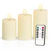 Meisterhome® Set di 3 candele LED senza fiamma Ribble con Anteprima dell’immagine prodotto 1