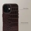Etui Selencia Croco z MagSafe do Apple iPhone 17 – kolor Podgląd zdjęcia produktu 3