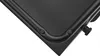 A close-up view of the corner of a black metal product, possibly a stand or frame, against a white background. Náhľad obrázku produktu