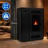 Pelletofen THUNDER ARIA-BLACK 11 kW Schwarz mit WLAN Produktbild-Vorschau 2