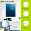 ARTland Poster Chillkröte - Karettschildkröte im Meer Produktbild-Vorschau 3