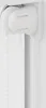 A close-up view of the top mechanism and pull chain of a white roller blind. Náhled obrázku produktu