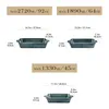 3-tlg Auflaufform Set, Steingut Ofenform mit Griffen, Produktbild-Vorschau 2