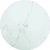 vidaXL Tischplatte Weiß Ø90x1 cm Hartglas in Marmoroptik Produktbild-Vorschau 4