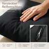 Kissenbezug 35x35 cm Schwarz | 100% Baumwolle | Produktbild-Vorschau 4