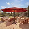 Sonnenschirm Meran Pro, Gastronomie Marktschirm mit Volant Produktbild-Vorschau 1