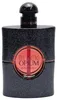 Yves Saint Laurent Black Opium Neon Eau de Parfum in schwarzem, glitzerndem Flakon mit rundem, pinkfarbenem Sichtfenster und glänzend schwarzer Kappe Náhled obrázku produktu