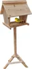 Mangeoire à oiseaux Relaxdays avec support, en bois de Voir les images du produit 1