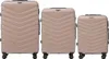 Three suitcases of varying sizes are displayed side-by-side against a white background. Náhled obrázku produktu
