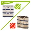 Trizand 27597 Bolsa de playa de 18 l, azul y blanca Vista previa de la imagen del producto 3
