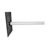 A product shot of a roof drain with a white pipe attached, isolated on a white background. Produktbild-Vorschau