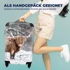 MuchoWow® Koffer Handgepäck Trolley Rollkoffer Kleine Produktbild-Vorschau 4