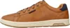 Side view of a brown leather sneaker. Anteprima dell’immagine prodotto