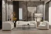 HANAH Home 2-Sitzer Sofa, Asos Cream Polyester, 170 cm, Produktbild-Vorschau 1
