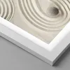 Gerahmtes Poster - Weißer Rahmen - Steine Figuren Sand - Produktbild-Vorschau 2