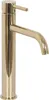 A close-up studio shot of a gold faucet. Podgląd zdjęcia produktu