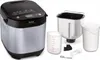 A bread maker and its accessories are displayed on a white background. Podgląd zdjęcia produktu