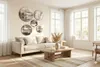 Runde Bilder für die Wand Beige Set für Wohnzimmer und Produktbild-Vorschau 4