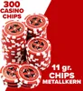 Valise de poker Kyto 300 pièces - Set idéal pour le Texas Voir les images du produit 5
