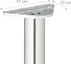 Relaxdays Tischbeine, 4er Set, HxD: 71 x 6 cm, Edelstahl, Produktbild-Vorschau 5