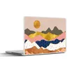 MuchoWow® Laptop Aufkleber Sticker Cover Muster - Gold - Produktbild-Vorschau 1