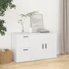 vidaXL Sideboard Weiß 100x33x59,5 cm Holzwerkstoff Produktbild-Vorschau 1