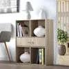 CALICOSY - Etagère de rangement 4 casiers avec un tiroir Voir les images du produit 2