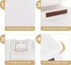 A collage of four close-up images highlighting features of a white storage cabinet on wheels. Podgląd zdjęcia produktu