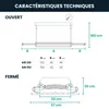Étendoir électrique de plafond Foxydry Air 122 cm - acier Voir les images du produit 13