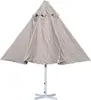 A large, beige patio umbrella is shown against a white background. Produktbild-Vorschau