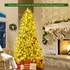 COSTWAY 210cm Künstlicher Weihnachtsbaum mit 1090 Produktbild-Vorschau 8