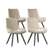 Hawthyhome Esszimmerstühle 4er Set bequeme Polsterstühle Produktbild-Vorschau 3
