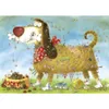 Marino Degano Dreieck Dog's Life Puzzle 1000 Teile Produktbild-Vorschau 2