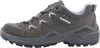 A side view of a grey LOWA hiking shoe. Voir les images du produit