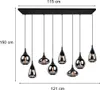 Luminaire LUMINA noir Trio 317000832 Voir les images du produit 16