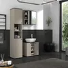 Mobiletto da bagno Vicco Joli Grigio 37 x 192 cm con 2 Anteprima dell’immagine prodotto 4