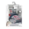Product packaging for a London-themed duvet cover set, showing the bedding and details. Produktbild-Vorschau
