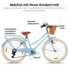 Mädchen Kinderfahrrad 20/24 Zoll, 7-Gang Shimano, Produktbild-Vorschau 2