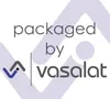 A logo and text indicating "packaged by vasalat" on a light gray background. Produktbild-Vorschau